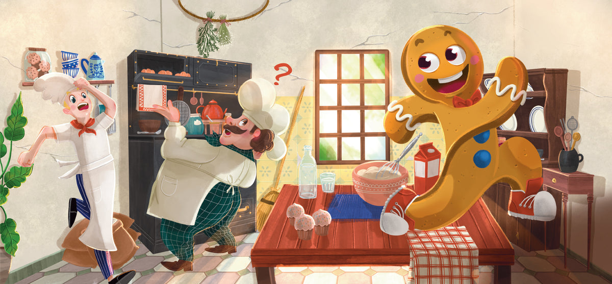 Get Up And Go Gingerbread Joe® Storybook
